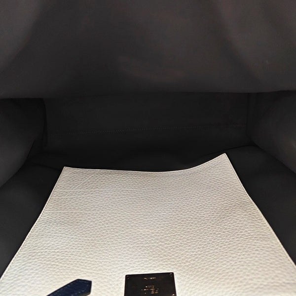 Authenticated pre-owned Peekaboo Calfskin Blue - Tote Bag at Looply