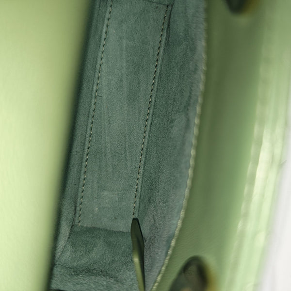 Lady Dior Super Mini Cannage Lambskin Green