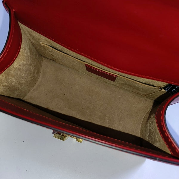 Authenticated pre-owned Sylvie Mini Calfskin Red - Shoulder Bag at Looply