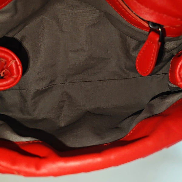 Authenticated pre-owned Olimpia Lambskin Red - Shoulder Bag at Looply