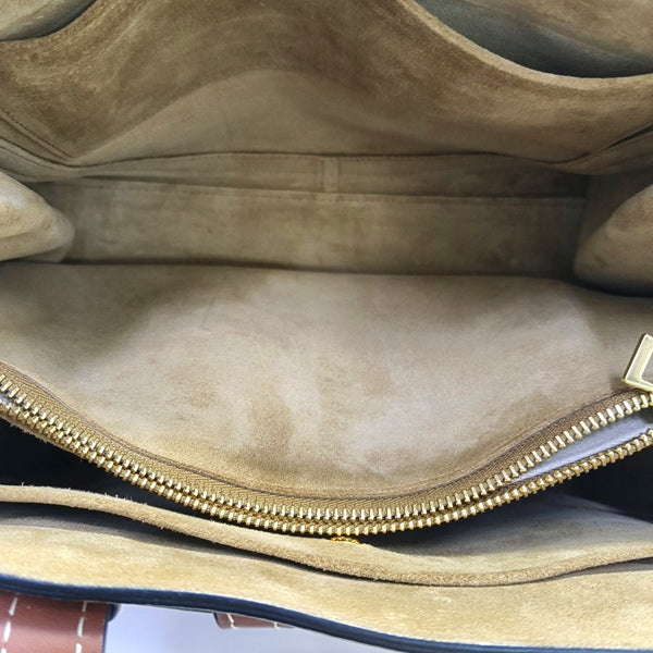 Gate Small Calfskin Brown