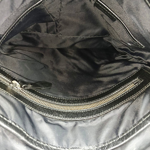 Fabric Crossbody Bag Black