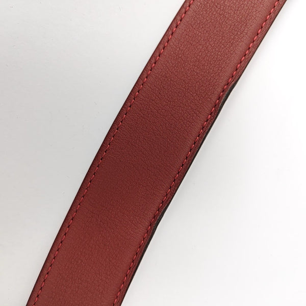 Leather Belt Red
