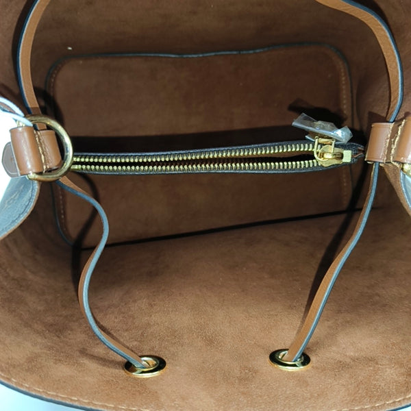 NÉONOÉ MM Monogram Coated Canvas Brown