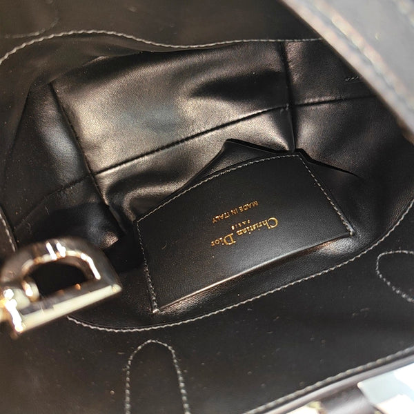 Toujours Nano Cannage Calfskin Black