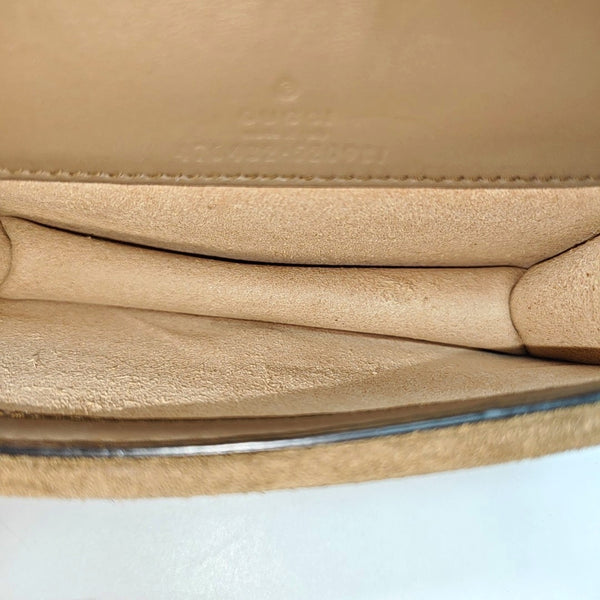 Dionysus Super Mini Monogram Coated Canvas Beige