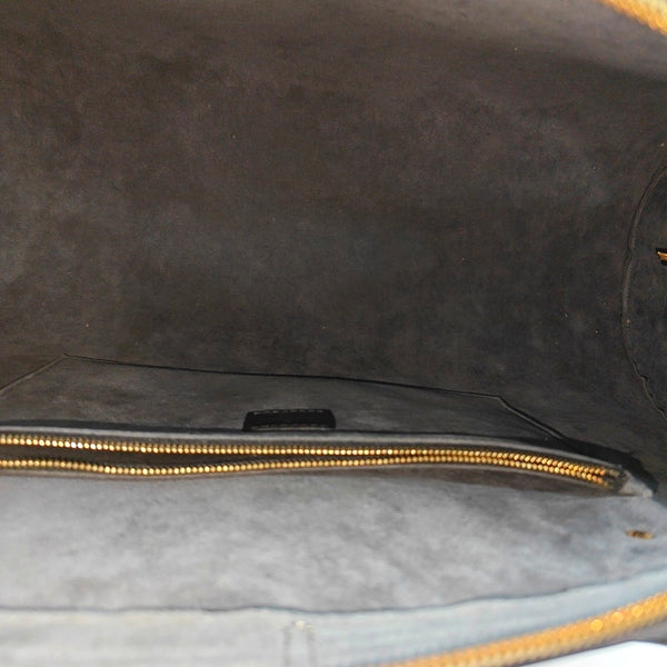 Calfskin Top Handle Bag Black