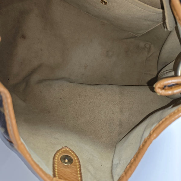 GALLIERA Monogram Coated Canvas Brown