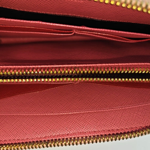 Saffiano Calfskin Wallet Pink