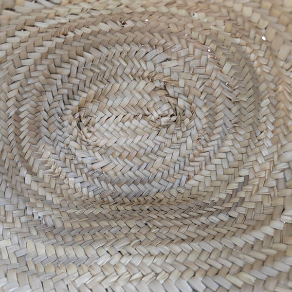 Straw Shoulder Bag Beige
