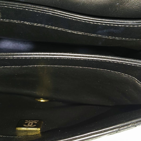 Quilted Lambskin Medium Black