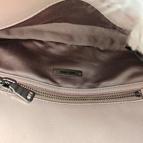 Fabric Shoulder Bag Pink