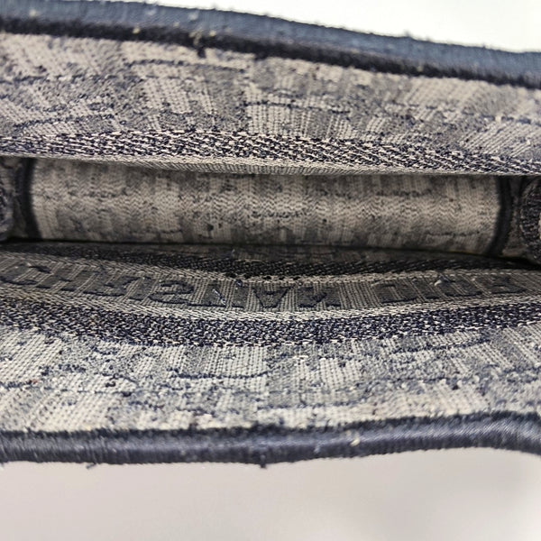 Book Tote Mini Canvas Blue