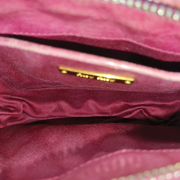 Quilted Lambskin Shoulder Bag Pink