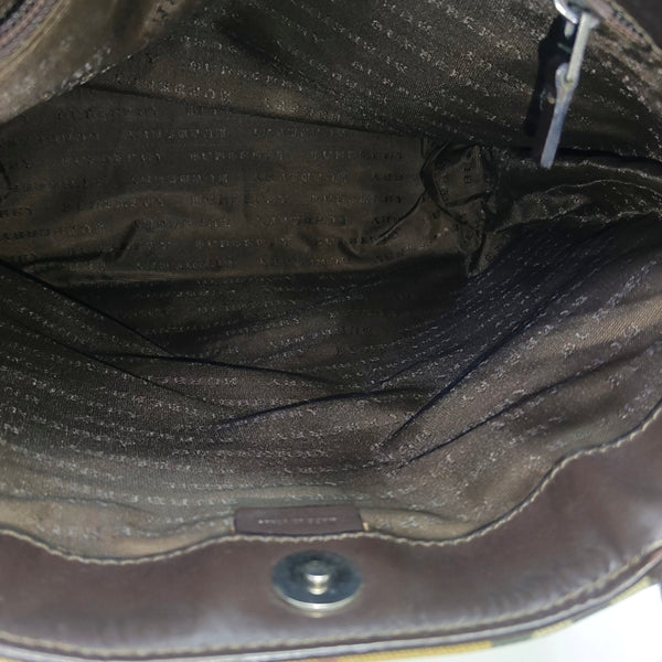 Coated Canvas Tote Bag Beige