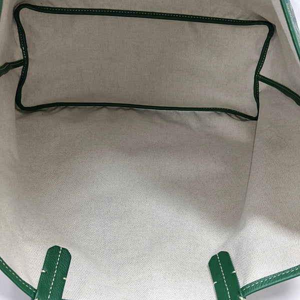 Saint Louis PM Coated Canvas Green