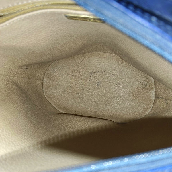 Oblique Calfskin Blue