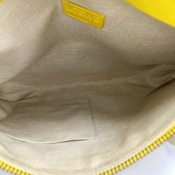T Pouch Calfskin Yellow