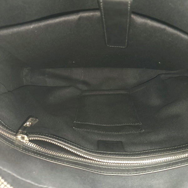 Monogram Coated Canvas Top Handle Bag Black