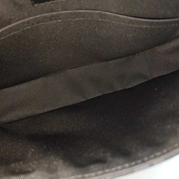 DISTRICT PM Monogram Coated Canvas Black