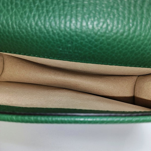 Dionysus Super Mini Calfskin Green
