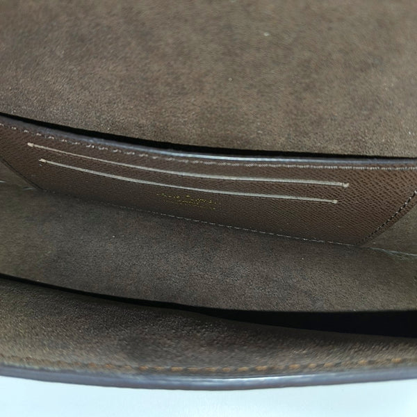 Lily Monogram Coated Canvas Brown