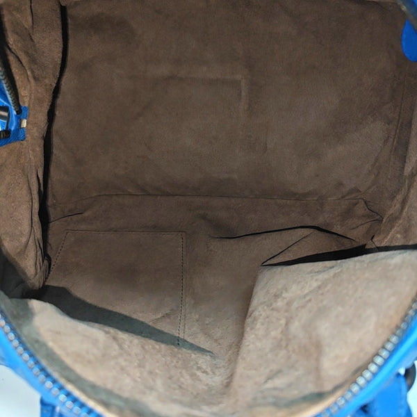 Calfskin Shoulder Bag Blue
