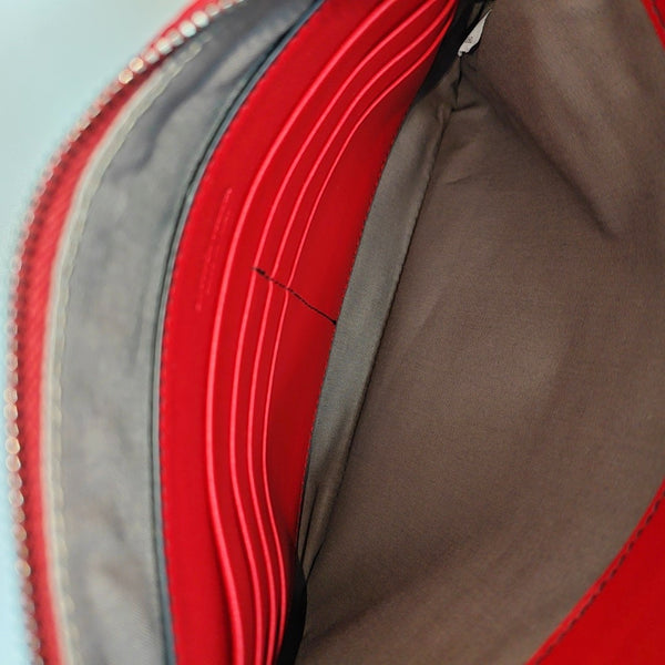 Calfskin Clutch Red