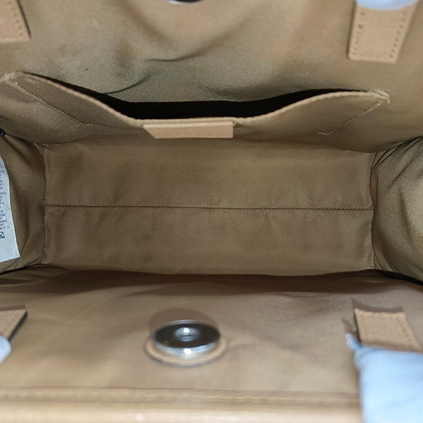 Coated Canvas Top Handle Bag Multicolor