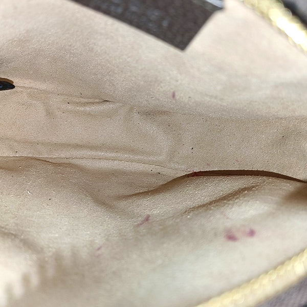 Ophidia Mini Monogram Lona Revestida Beige