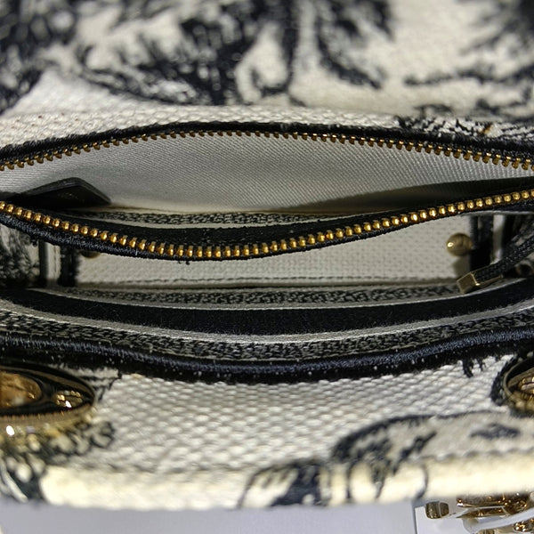 Lady Dior Mini Canvas Multicolor