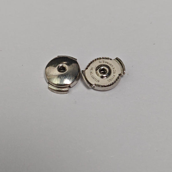 Platinum 950 Silver Stud Earrings