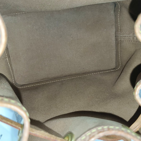 NOÉ BB Monogram Coated Canvas Brown