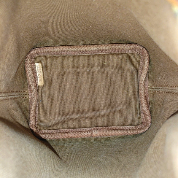 NÉONOÉ Nano Monogram Coated Canvas Brown
