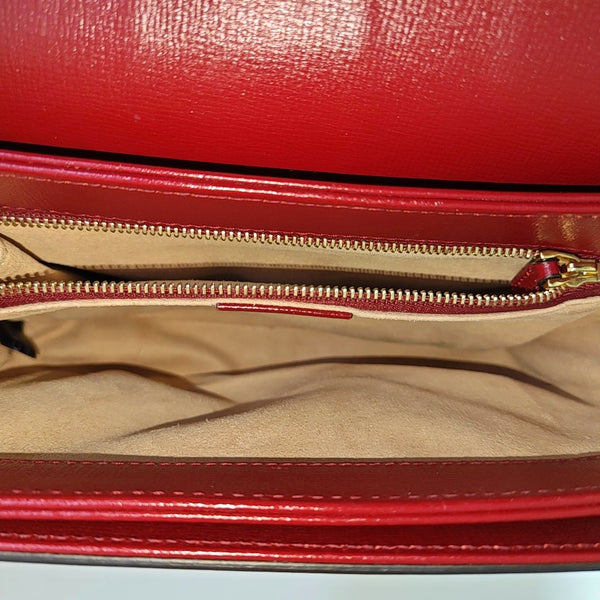 Horsebit 1955 Small Monogram Coated Canvas Beige