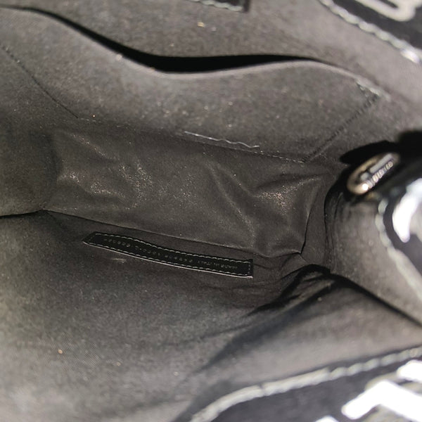 MONOGRAM Large Coated Canvas Black