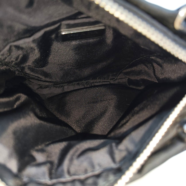 Nylon Shoulder Bag Black