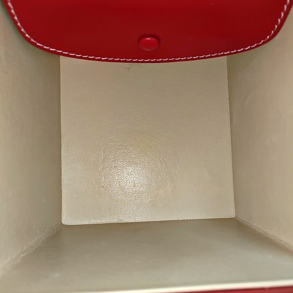 Calfskin Top Handle Bag Red