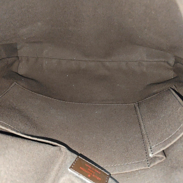 BROOKLYN Damier Ebene Coated Canvas Brown