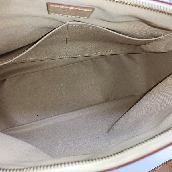SIRACUSA MM Damier Azur Coated Canvas White