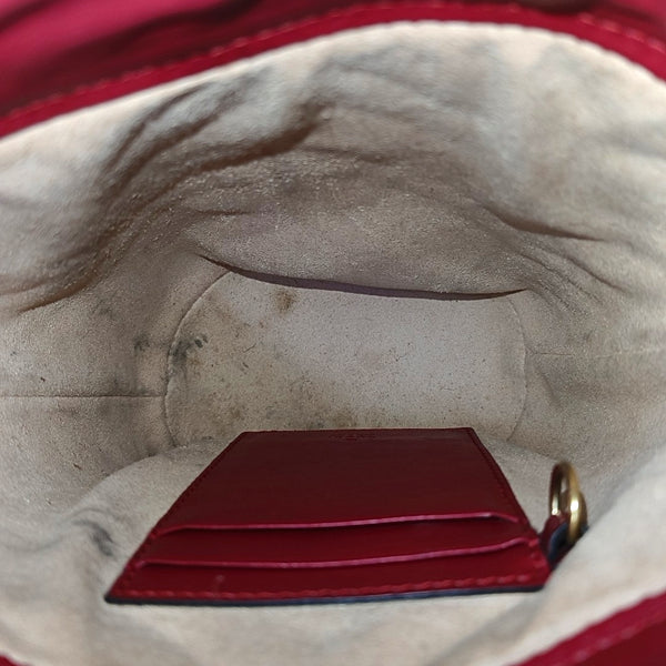 GG Marmont Mini Quilted Calfskin Red