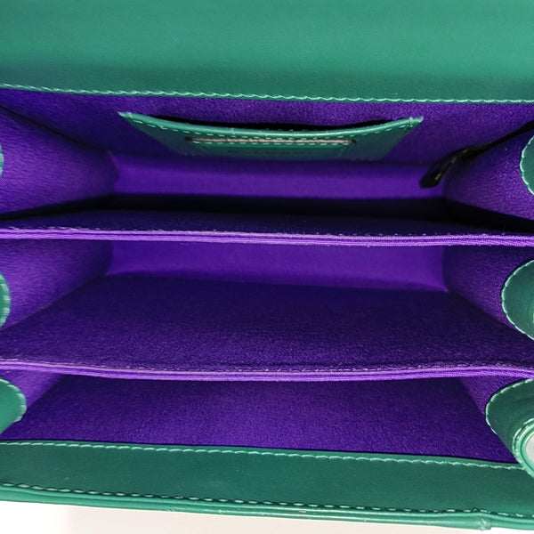 SERPENTI FOREVER Calfskin Green