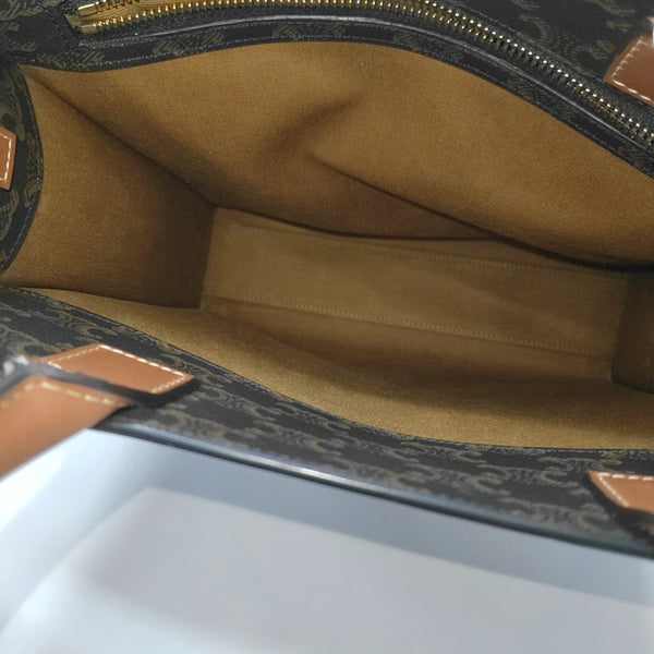 CABAS CELINE Small Coated Canvas Black
