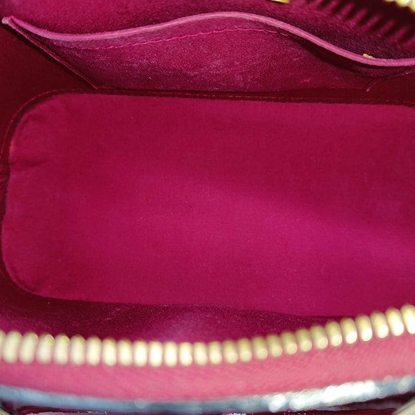 ALMA BB Monogram Patent Leather Red