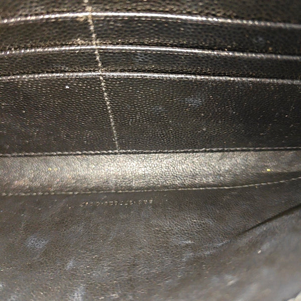 MONOGRAM Medium Chevron Calfskin Black