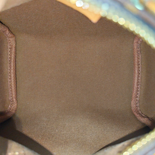 SPEEDY Nano Monogram Coated Canvas Brown