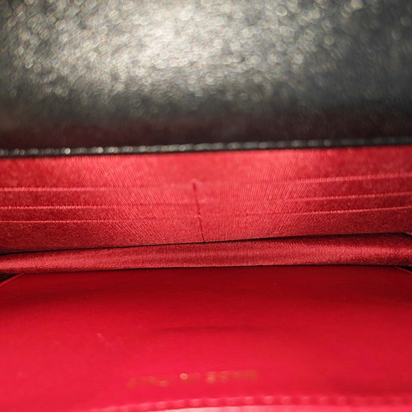 Quilted Lambskin Shoulder Bag Black