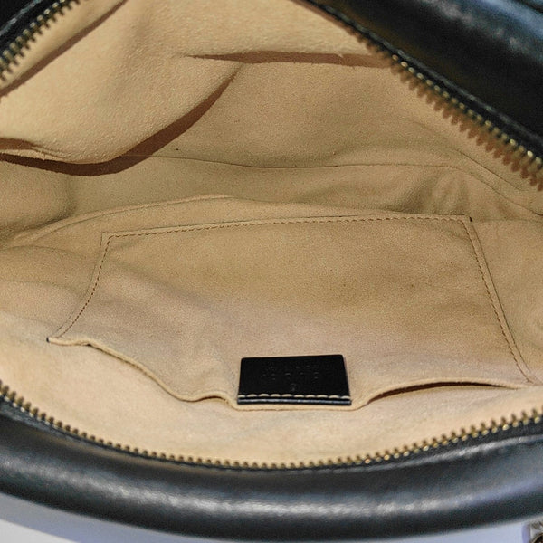 GG Marmont Small Quilted Calfskin Black