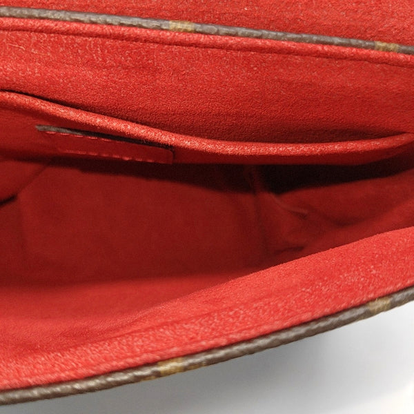 LOCKY BB Monogram Coated Canvas Red