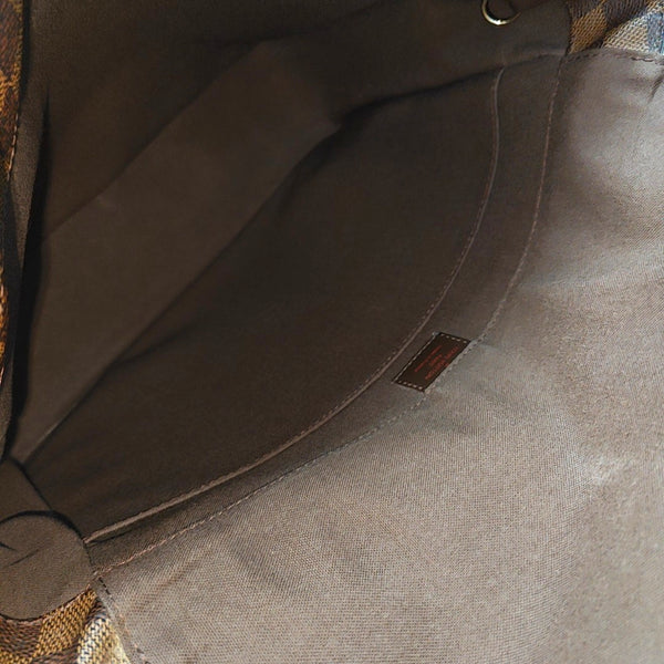BASTILLE Damier Ebene Coated Canvas Brown